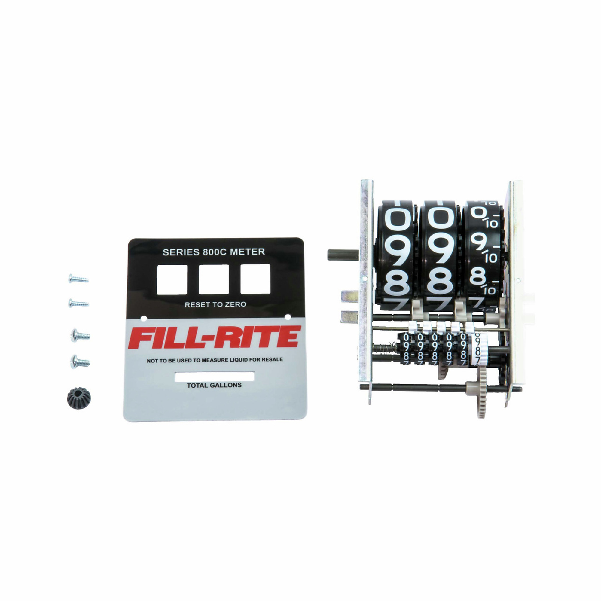 Fill-Rite Gallon Register and Faceplate Kit - For 800 Series Meters, Model# KIT800GR